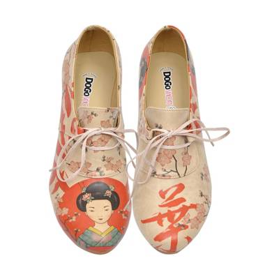 Dogo Shoes, DOGO Lacewing Simply Beautiful HochfrontPumps, beige