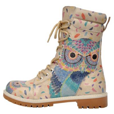 Dogo Shoes, DOGO Super Boots I Never Sleep Schnürstiefel, beige mirapodo