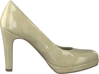 tamaris plateau pumps beige