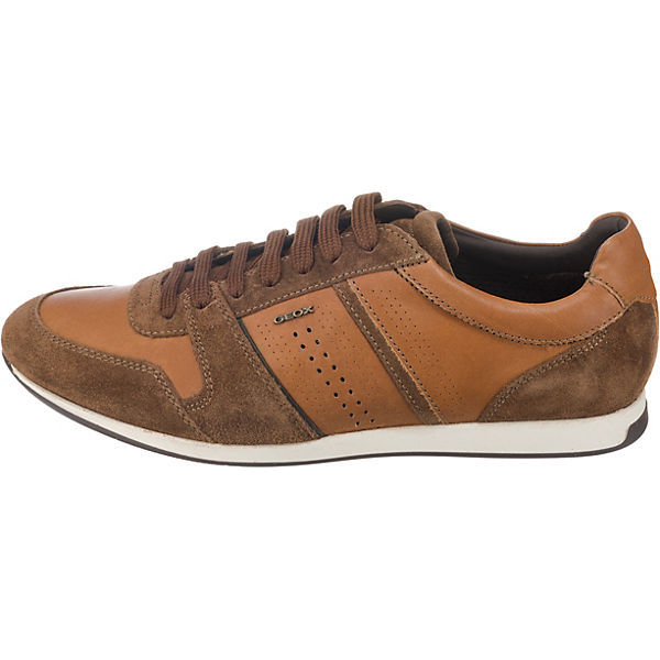 Geox Clemet Geox Low Cognac Sneakers Clemet YBqWEZ5w