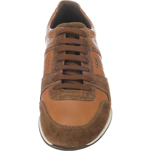 Geox Clemet Geox Low Cognac Sneakers Clemet YBqWEZ5w