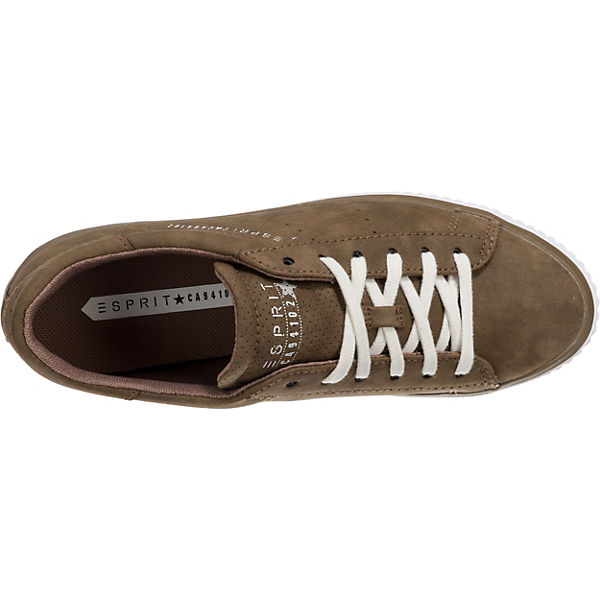 Low Up Braun Sneakers Esprit Lace Riata 1IxqEBA