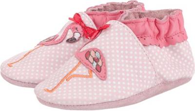 Krabbelschuhe PINK FLAMINGO für Mädchen, Flamingo 2