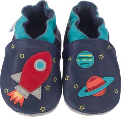Krabbelschuhe SKY DISCOVERY für Jungen, Weltraum