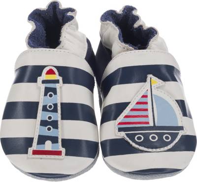 Krabbelschuhe ON THE SEA für Jungen