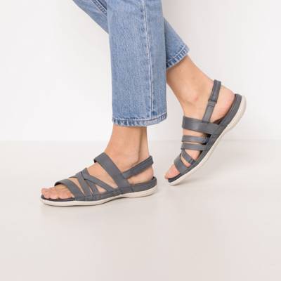 Flash Warm Grey Metallic/Moon Rock Le/Cl Klassische Sandalen 2