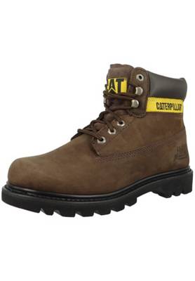 caterpillar chocolate brown leather colorado boots