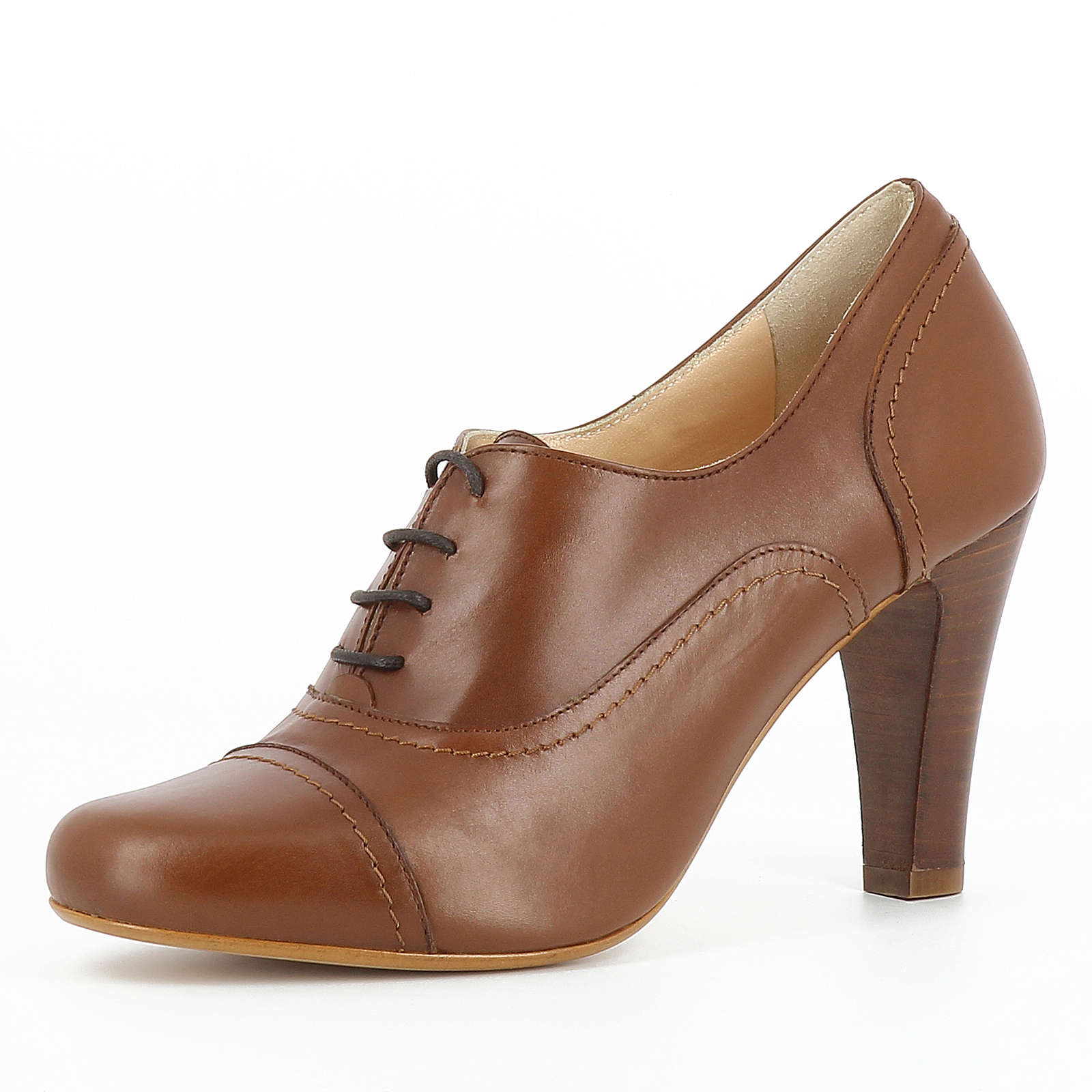 Evita Shoes MARIA Schnürpumps cognac Damen Gr. 34 Evita Shoes MARIA Schnürpumps cognac Damen Gr. 34