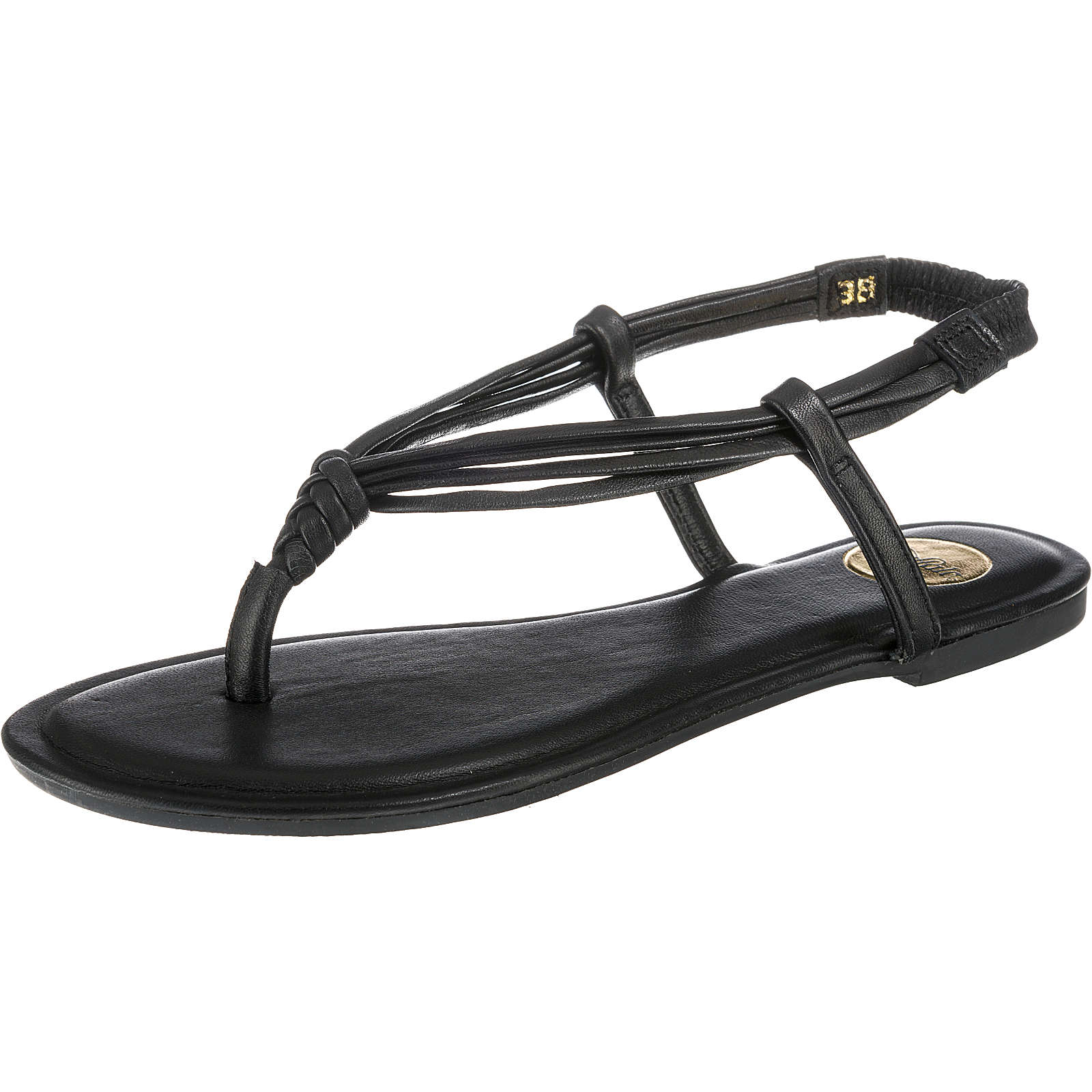 BUFFALO Riemchensandalen schwarz Damen Gr. 42 BUFFALO Riemchensandalen schwarz Damen Gr. 42
