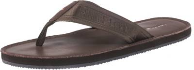 JACQUARD TH LEATHER BEACH SANDAL Zehentrenner