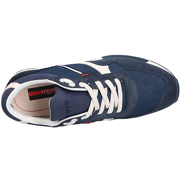 Schuhe Sneakers Low LLOYD Lloyd Sportiver Schnürschuh/Sneaker EDLOW Sneakers Low blau