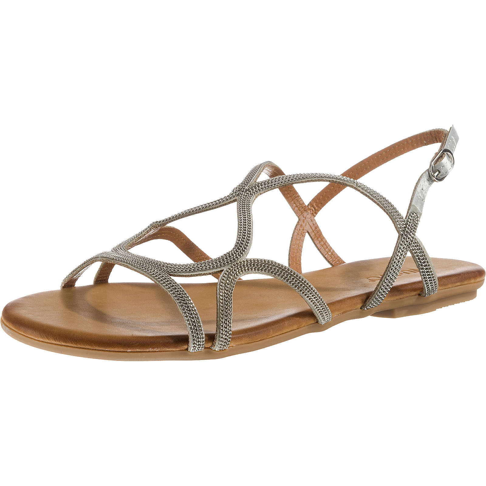INUOVO Riemchensandalen silber Damen Gr. 38 INUOVO Riemchensandalen silber Damen Gr. 38