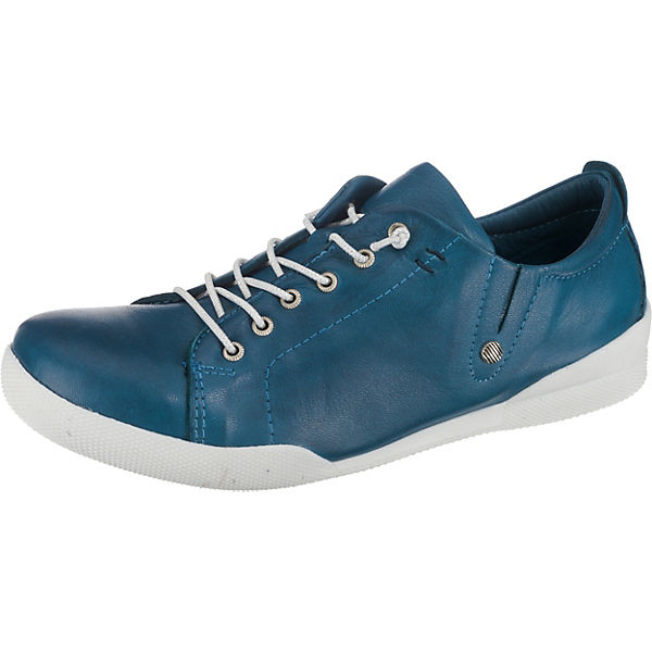 Schuhe Sneakers Low Andrea Conti Schnürschuhe blau