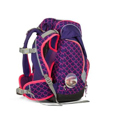 ergobag, Pack SchulranzenSet 6tlg. inkl. KlettieSet Schulranzen, lila