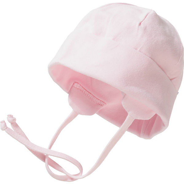 Accessoires Mützen Sterntaler Baby Topfmütze zum Binden für Mädchen rosa
