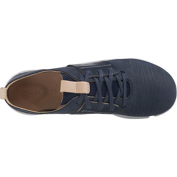 Schuhe Schnürschuhe Clarks TriCaitlin Sneakers Low blau