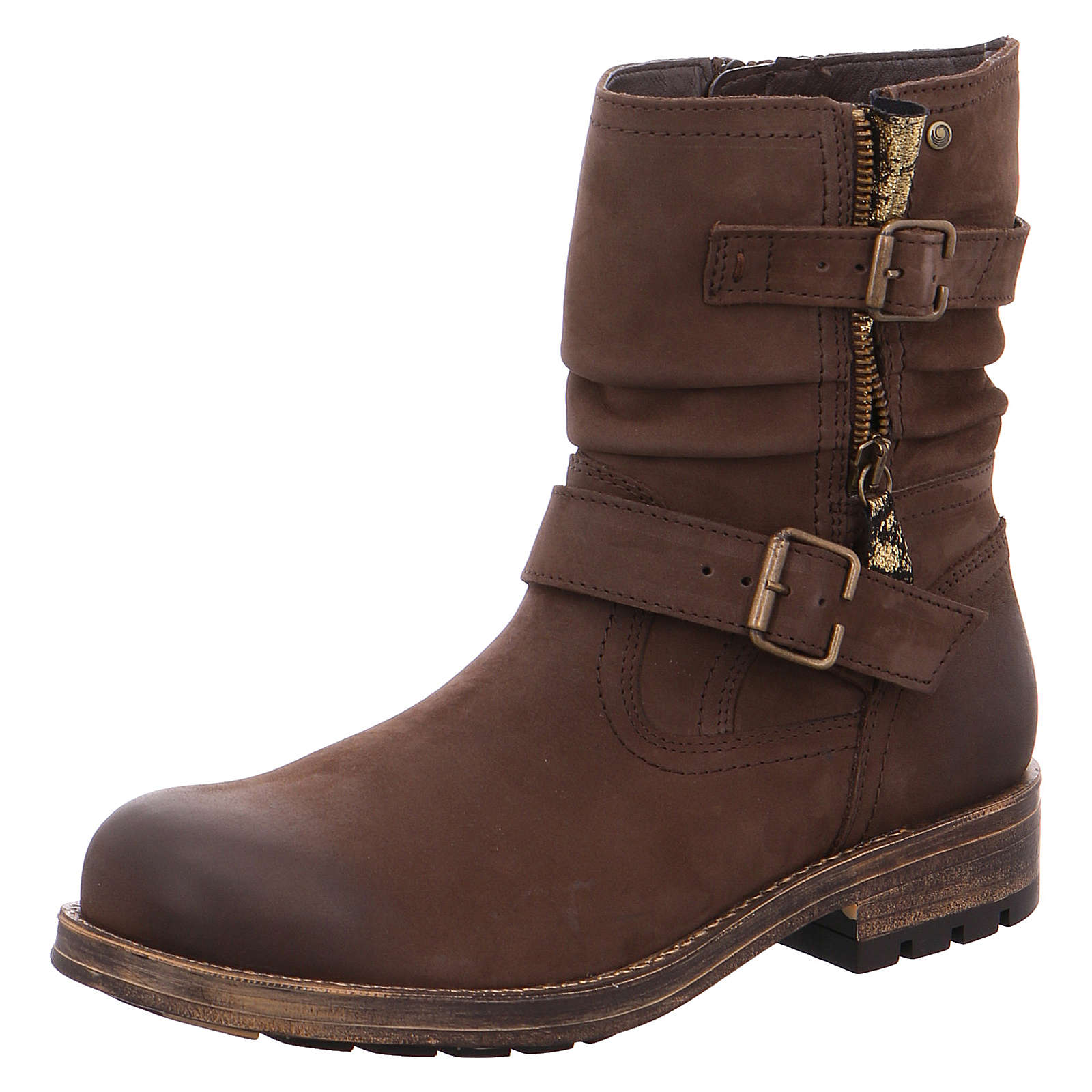 Jana Biker Boots braun Damen Gr. 37 Jana Biker Boots braun Damen Gr. 37