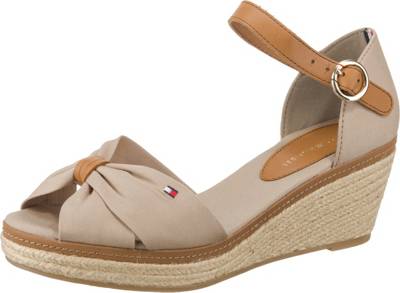 tommy hilfiger wedges beige