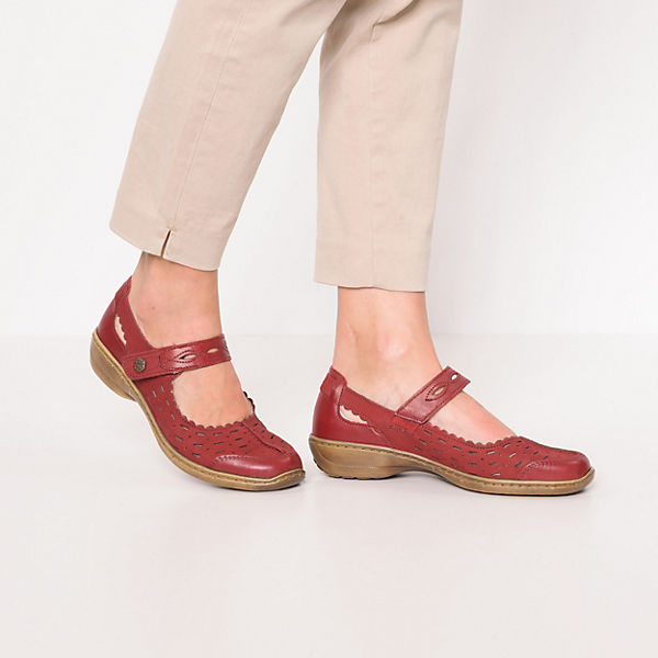 Kiarflex, Riemchenballerinas, rot-kombi Gute Qualität beliebte Schuhe Kiarflex, Riemchenballerinas, rot-kombi Gute Qualität beliebte Schuhe