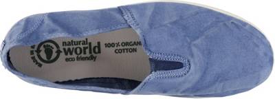 natural world CAMPING ENZIMATICO Sportliche Slipper hellblau FL8895