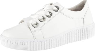Gabor, Sneakers Low, weiß gabor ballerinas weiß, GABOR Sneaker low blue Damen Schuhe