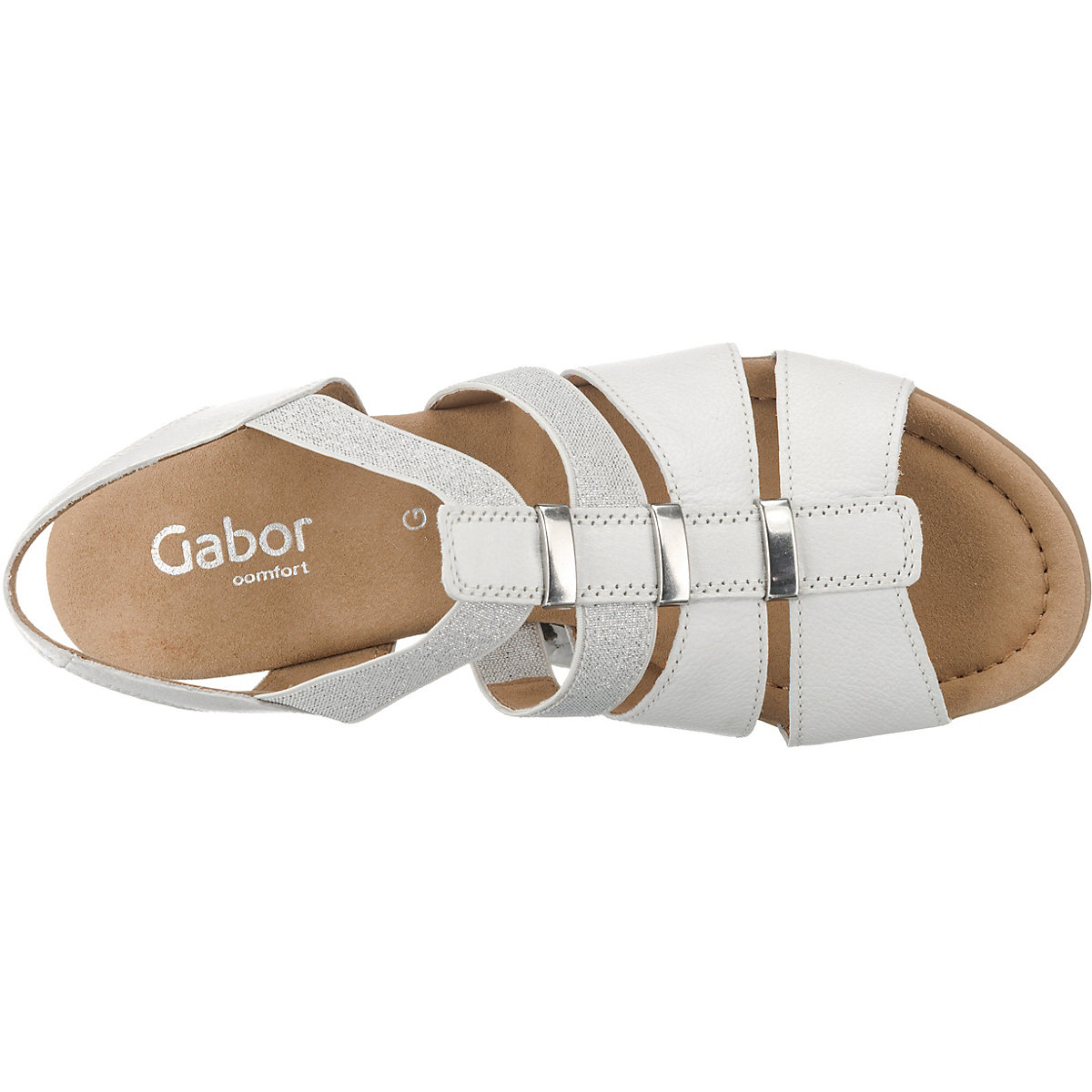 Gabor Klassische Sandaletten weiß CU6296