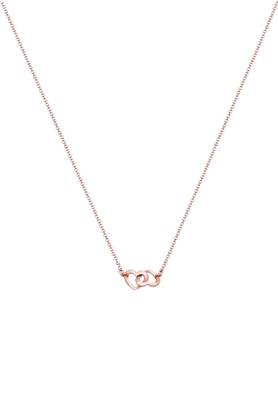 Elli Halskette Herzen Liebe Verbunden 925 Sterling Silber Halsketten 2