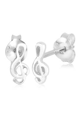 Elli Ohrringe Notenschlüssel Filigran Musik Verspielt 925 Silber Ohrringe