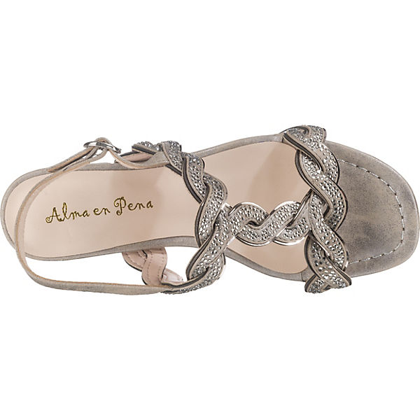 Alma en Pena Pena Pena T-Steg-Sandaletten grau Gute Qualität beliebte Schuhe 42d7da Alma en Pena Pena Pena T-Steg-Sandaletten grau Gute Qualität beliebte Schuhe 42d7da