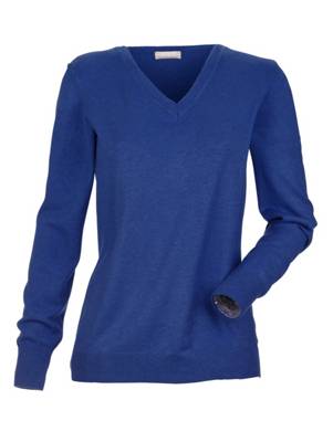 Pullover langarm uni Leicht tailliert blickdicht Kunstfaser Pullover