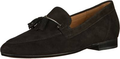 gabor suede loafers