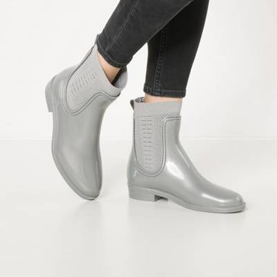 TOMMY KNIT SHINY RAIN BOOT Ankle Boots 2