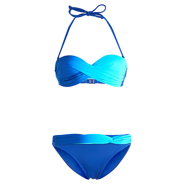 Bekleidung Bikinis LASCANA Bügel-Bandeau-Bikini blau/türkis