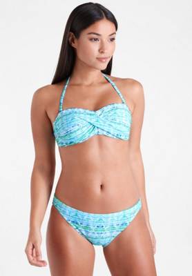 bandeau bikini türkis