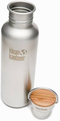 klean kanteen, EdelstahlTrinkflasche "Reflect" mit BambusDeckel 800ml