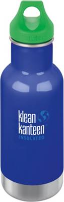 Edelstahl-Trinkflasche klean kanteen KID CLASSIC, Coastal Waters, 355 ml, vakuumisoliert, Loop Cap