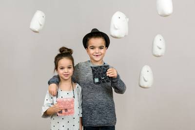 Brustbeutel 4Kids, Mini Neck Pouch, Spooky black 2