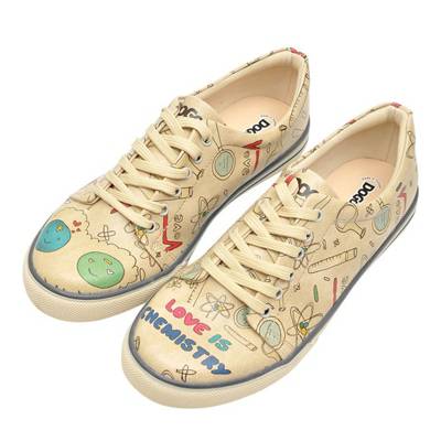 Dogo Shoes, DOGO Sneaker Love is Chemistry Sneakers Low, beige mirapodo