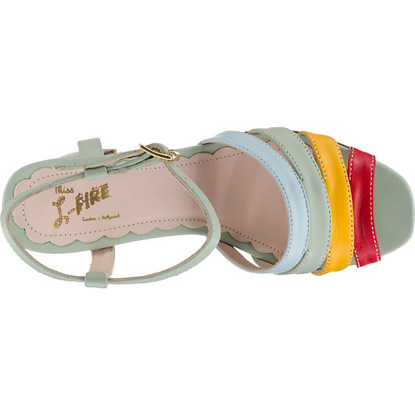 Miss L-FIRE Harper Klassische Sandaletten türkis-kombi Gute Qualität beliebte Schuhe 108179 Miss L-FIRE Harper Klassische Sandaletten türkis-kombi Gute Qualität beliebte Schuhe 108179