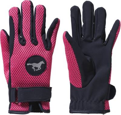 RED HORSE Kinder Reithandschuhe pink