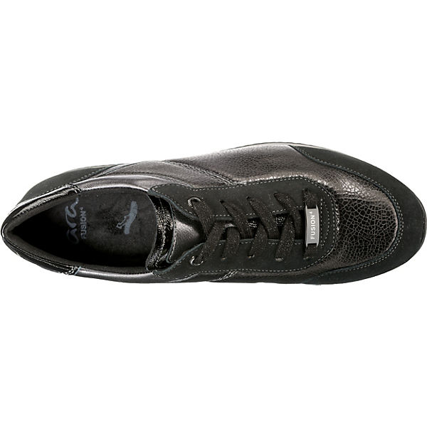 Schuhe Schnürschuhe ara LISSABON Sneakers Low schwarz