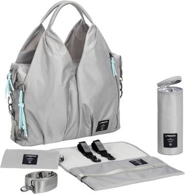 Wickeltasche, Greenlabel, Neckline Bag, POP grey