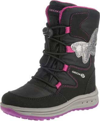 GEOX, Winterschuhe BULLER für Jungen, Amphibiox, gefüttert, schwarz GEOX, Winterschuhe BULLER für Jungen, Amphibiox, gefüttert, schwarz