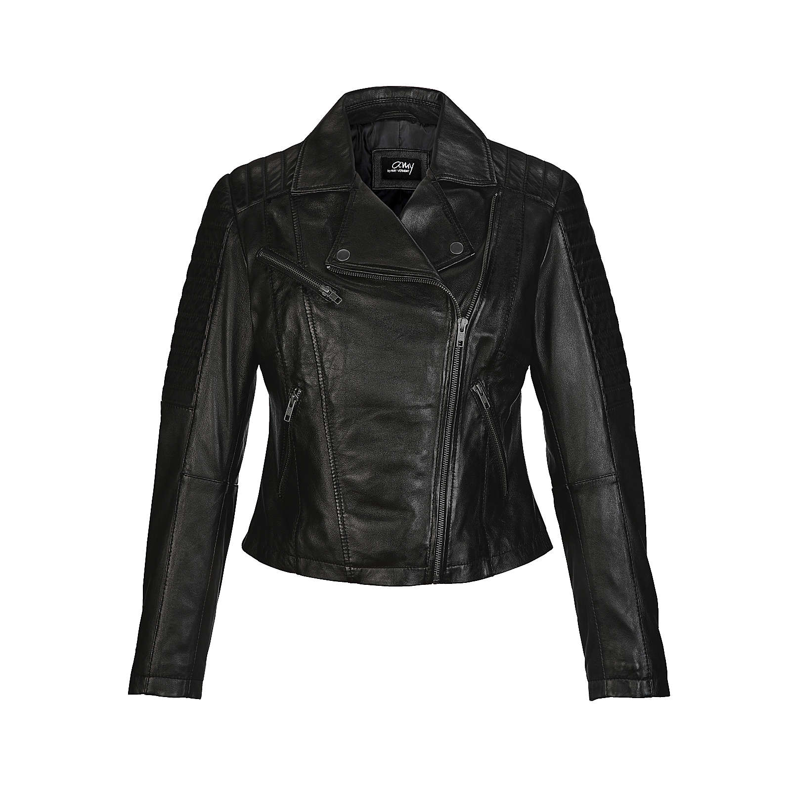 Amy Vermont Lederjacke schwarz Damen Gr. 34 Amy Vermont Lederjacke schwarz Damen Gr. 34