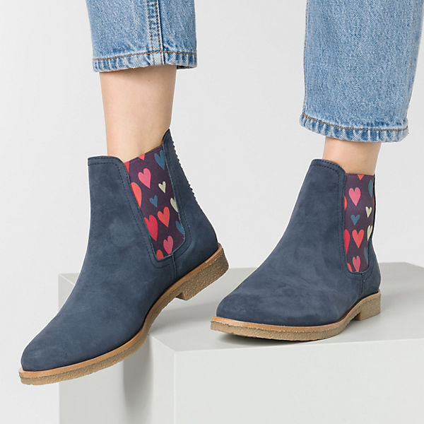 CRICKIT Elda elastic hearts multi base Chelsea Boots dunkelblau Gute Qualität beliebte Schuhe CRICKIT Elda elastic hearts multi base Chelsea Boots Boots Boots dunkelblau Gute Qualität beliebte Schuhe e7b83d