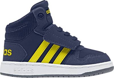 adidas Sport Inspired, Sneakers High HOOPS MID 2.0 für ADIDAS SNEAKER GR. 34 für Jungen blau Schnürsenkel