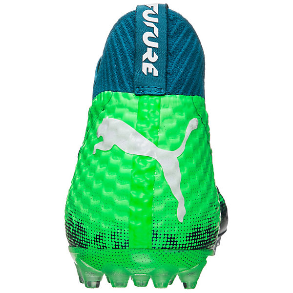PUMA, Future 18.1 NETFIT MG Fußballschuhe, blau/grün PUMA, Future 18.1 NETFIT MG Fußballschuhe, blau/grün