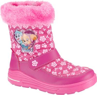 PAW Patrol, PAW Patrol Winterstiefel für Mädchen, gefüttert, TEX, pink PAW Patrol, PAW Patrol Winterstiefel für Mädchen, gefüttert, TEX, pink