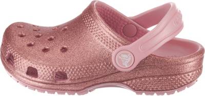 crocs glitter platform clog