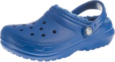 crocs, Kinder Clogs Classic Lined, gefüttert, blau | mirapodo